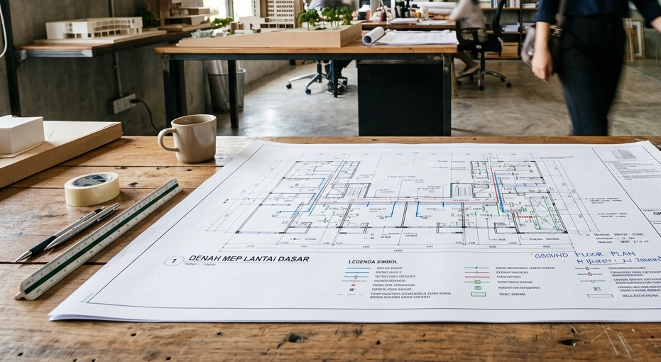 Gambar Kerja Floorplan